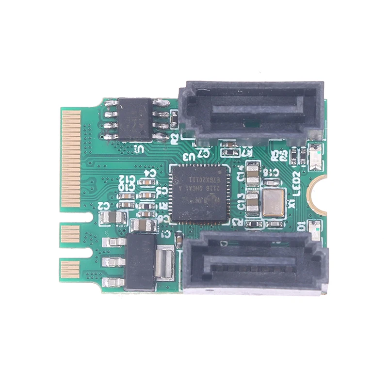 

New 1PC 30x22mm M2 To SATA3.0 Expansion Card KEY A + E WIFI M.2 To SATA Hard Disk Adapter Card Without Driver Installation