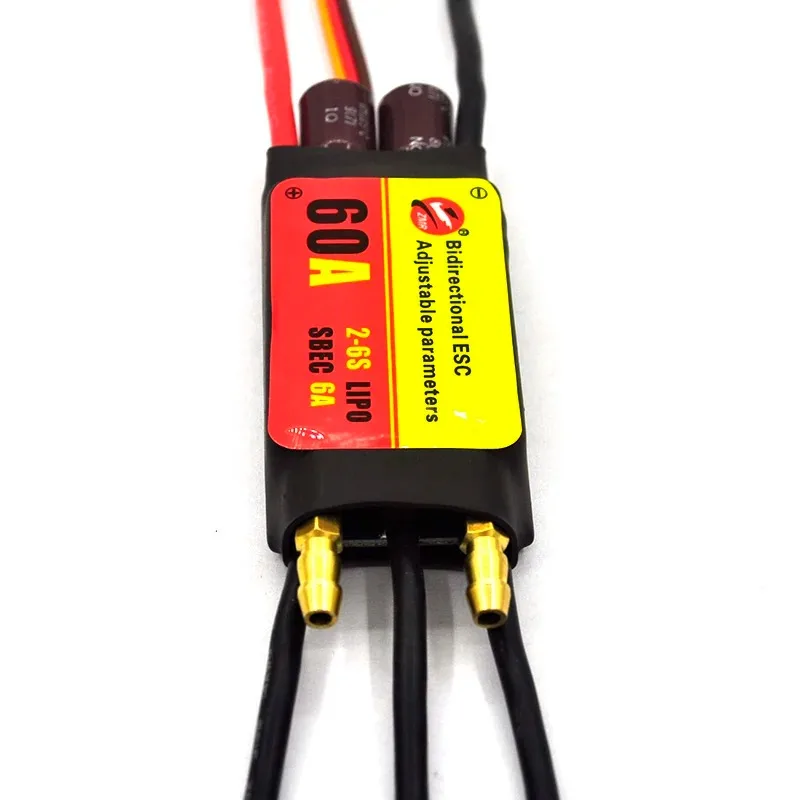 Фото Двунаправленный регулируемый бесщеточный ESC ZMR 12A 20A 30A 40A 60A 80A 100A + программируемая карта для радиоуправляемых моделей автомобилей и пневматических подводных движителей №2
