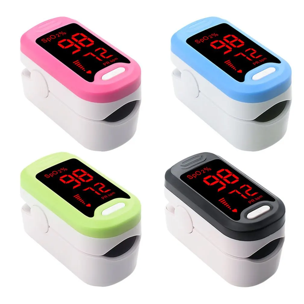 

Health Oximeter Digital LED Screen Finger Pulse Oximeter Finger Clip Oximeter SPO2 PR Heart Rate Blood Oxygen Saturation Monitor