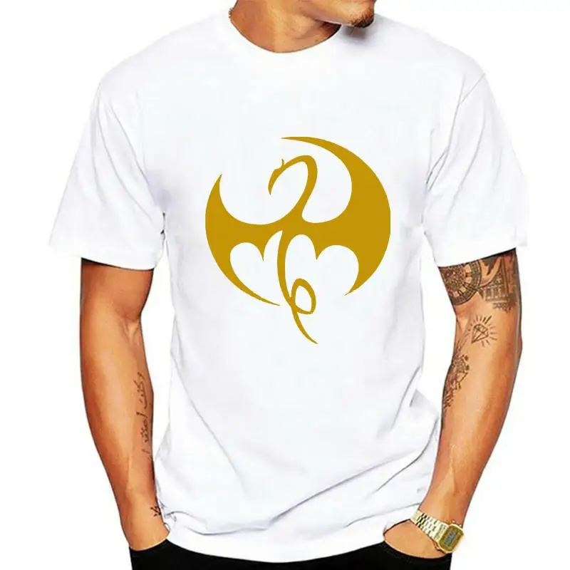 

Новая мужская черная футболка с рисунком Железного кулака, ТВ-шоу, Лаосская футболка