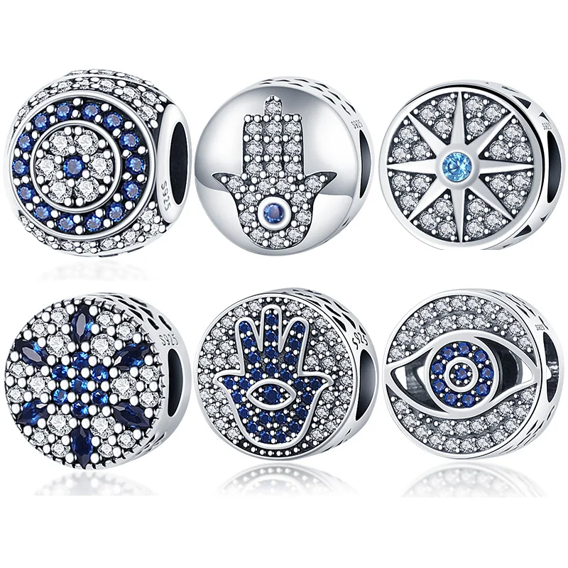 Круглые бусины волшебные глаза серебряного цвета подходят для оригинальных