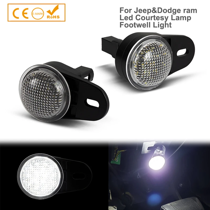 

Для Jeep Grand Cherokee 1999-2019 светодиодная внутренняя подсветка Footwell приветственное освещение