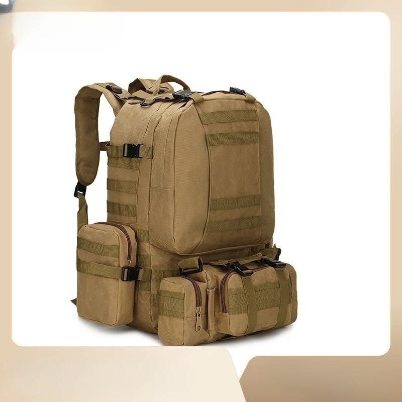 Mochila táctica Militar para hombre, Mochila Militar de 45l, 50 litros, al aire libre para senderismo, escalada, ejército, bolsas de Camping