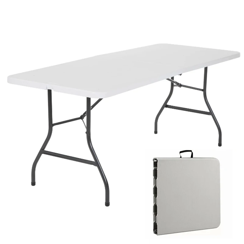 

Cosco 6ft White Outdoor Garden Camping Picnic Table Portable Folding Table