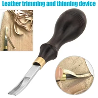 handmade leather edger leather cut edge beveler cutting groover skiving trimming edger diy leather edge thinning shovel