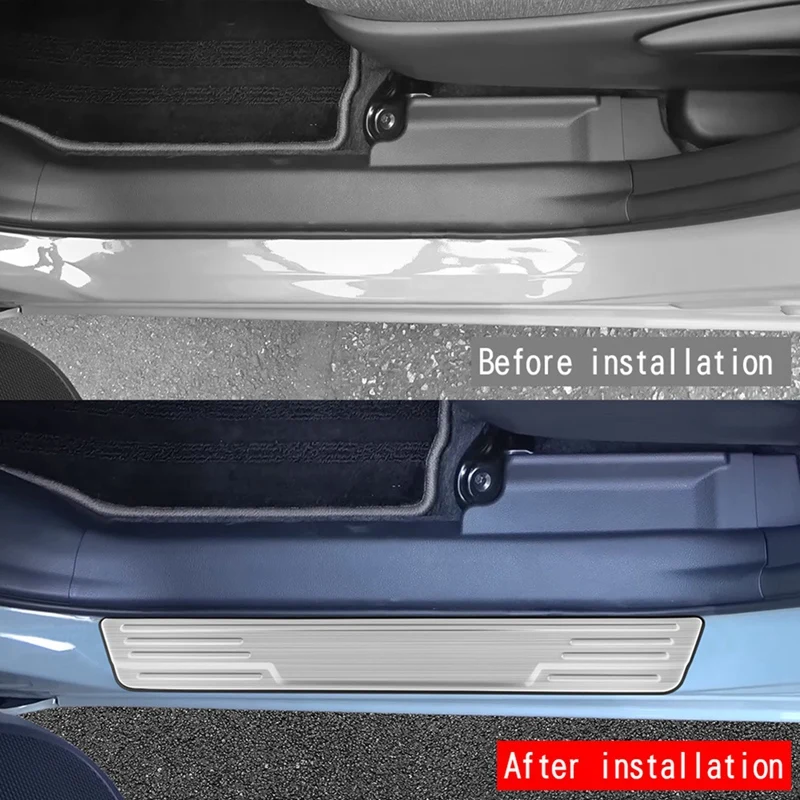 Накладка на пороги для Toyota Sienta 10 Series 2022-2023