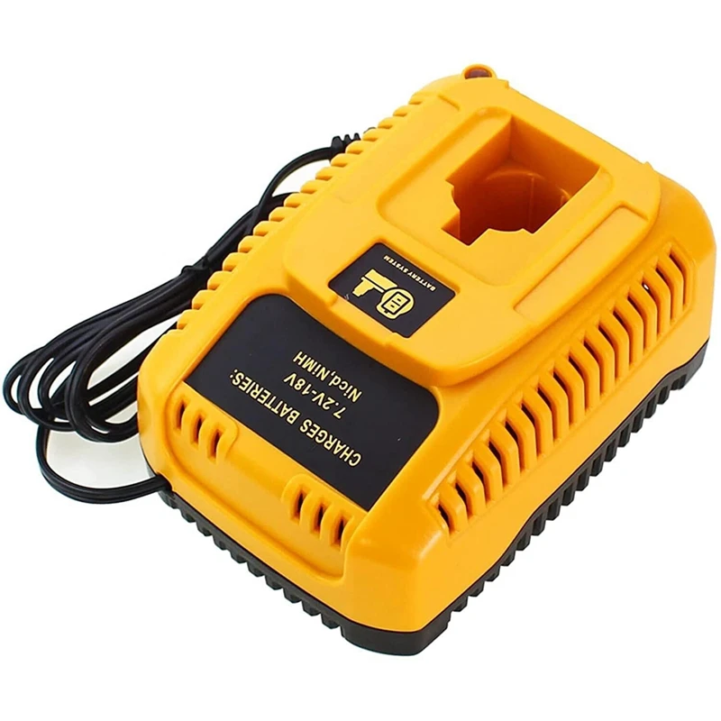 

DC9310 Replacement Battery Fast Charger Compatible For Dewalt 7.2V-18V Ni-Mh&Ni-Cd Battery DW9057 DW9061 DW9096 US Plug