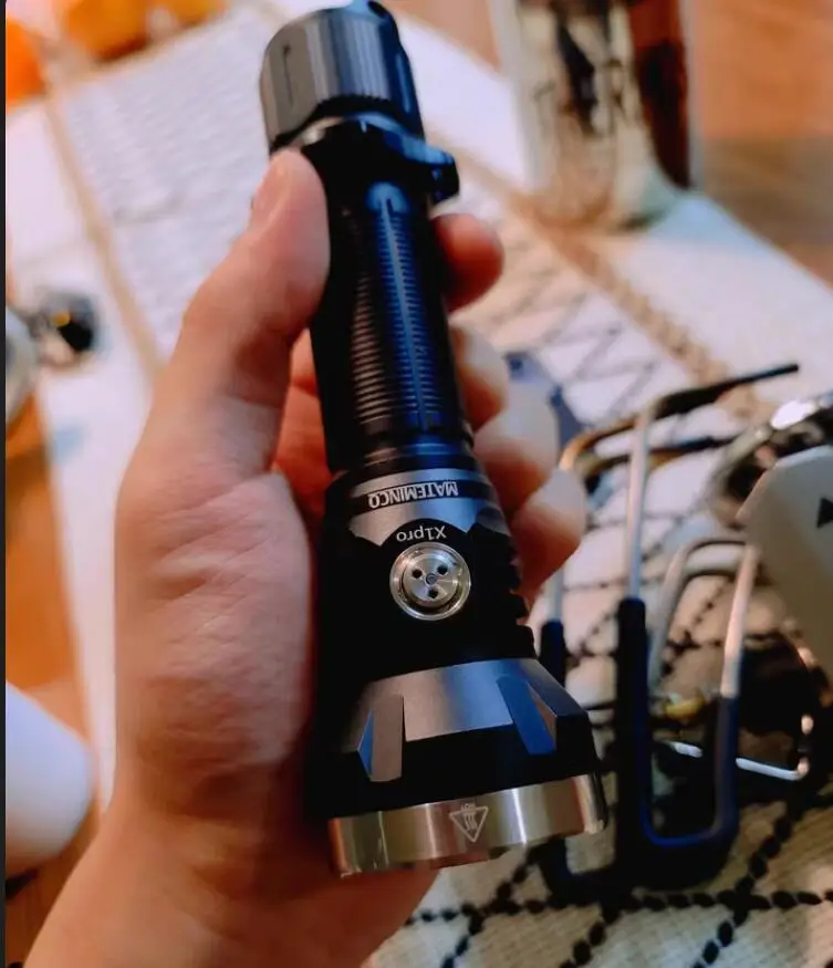 Фонарь MATEMINCO Mini LEP +LED 2-в-1 EDC, тактический, с дальностью действия 1300 метров, для поиска (art.: 3920daafbc388) - 3920daafbc388