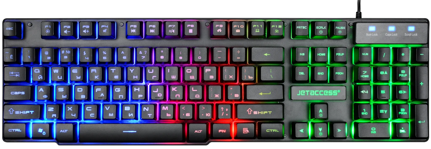 

Игровая клавиатура проводная JETACCESS M200, черный