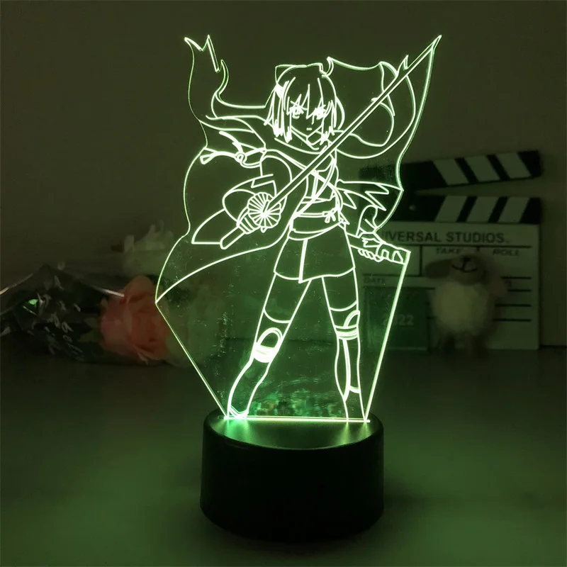 

3d-лампа, ночник, будильник, базовый светильник Fate Okita Souji, японское аниме манга, Прямая поставка, декоративная доставка для детей