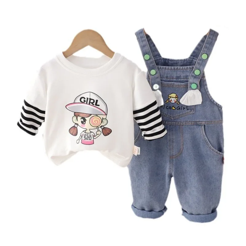 

Spring Autumn Fashion Baby Clothes Suit Girls Clothing Children T-Shirt Pants 2Pcs/Sets Toddler Casual Costume Kids Tracksuits