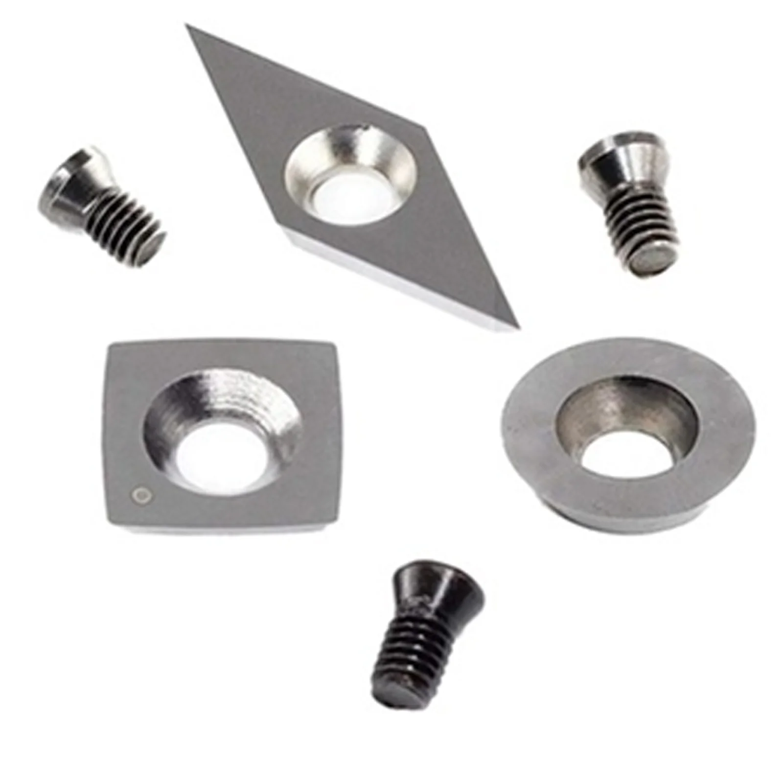 

Набор режущих пластин из карбида вольфрама для винтов, комплект из 3 квадратных пластин диаметром 11 мм с радиусом 12 мм и круглым диаметром ...