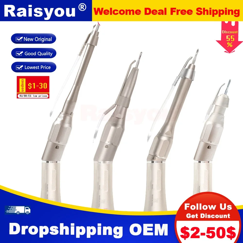 

FX Series Micro Surgery Handpieces Dental Straight Nose 20˚ Angle Handpiece Clinical Accessories Micromotor Instrument Dentista