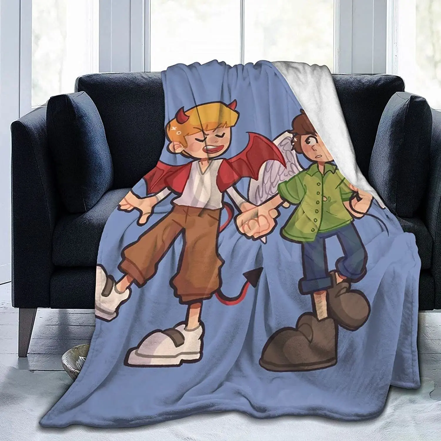 

Blanket Flannel Throw Blankets Micro Fleece Cozy Plush Covers for Bed Car and Home Decoration Dream SMP Ranboo