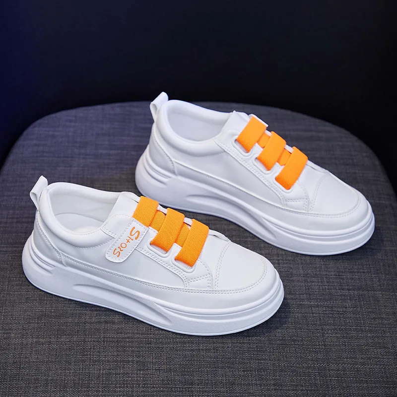 2022 Spring Summer Shoes Women Sneakers Young Ladies Street Casual Shoes Fashion Sneakers Women White Shoes Thick Sole New