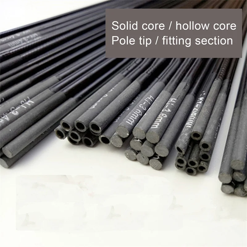 

1 section of carbon table fishing solid rod slightly hollow rod slightly Matching section