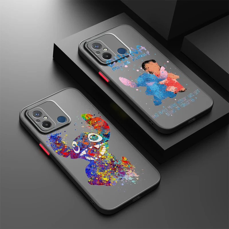 

Love Stitch Lilo For Xiaomi Redmi 12 12C 10 11A 10X 10C 9C 9A 9AT 9 8A 8 Frosted Translucent Hard Phone Case Phone Case Fundas