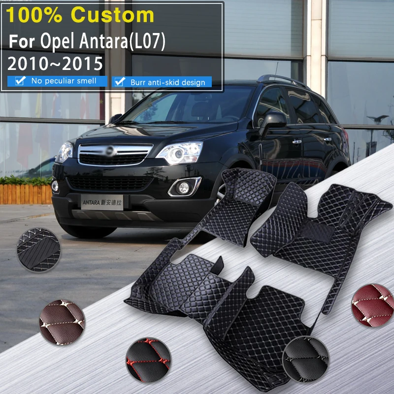 

Автомобильный напольный коврик для Opel Vauxhall Antara L07 2010 ~ 2015, водонепроницаемый автомобильный коврик Alfombra, напольный коврик, аксессуары для инт...