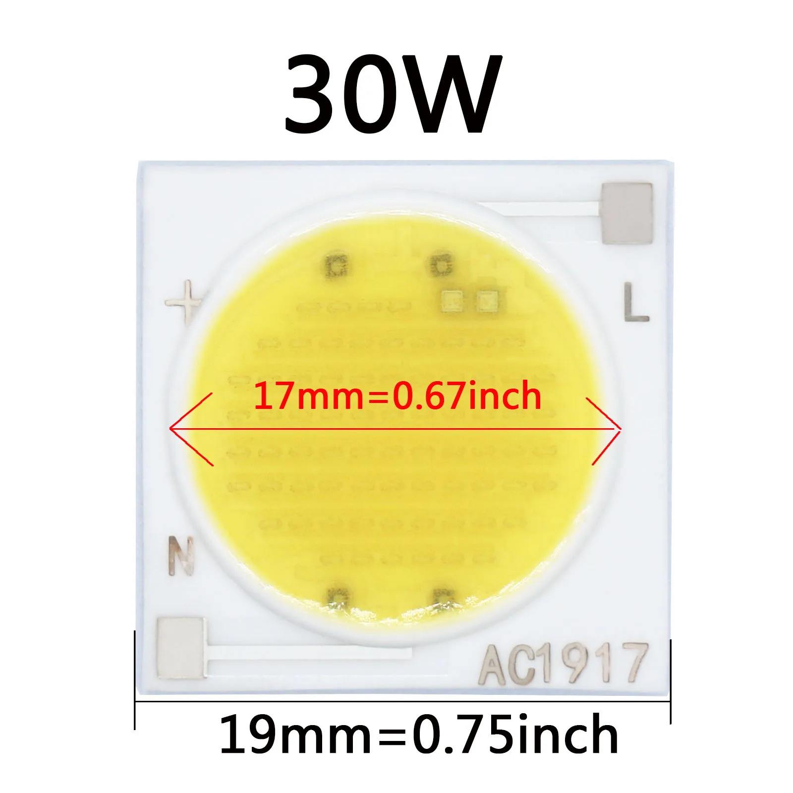 

LED лампа DT&ZM керамическая COB 3-30Вт 220В