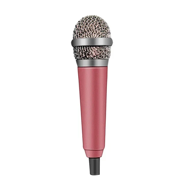 

Handheld Mic Portable Mini 3.5mm Stereo Studio Microphone For Laptop PC Desktop Mic KTV Karaoke 5.5cm*1.8cm