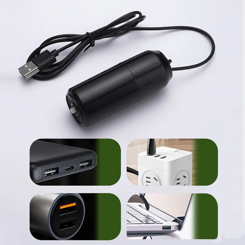 

Portable Aquarium Oxygen Air Pump Fish Tank USB Silent Air Compressor Aerator