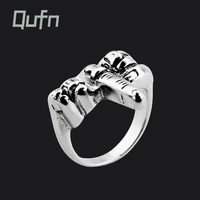 hip hop rock mid finger rings vintage sliver unique gothic style metal ring for men women jewelry fashion accessories gifts
