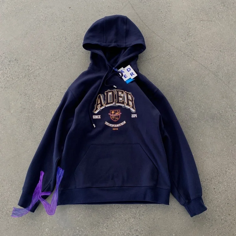 

Ader Hoodie Letter Embroidery Loose Oversized Hooded Men Women ADER ERROR Sweatshirt