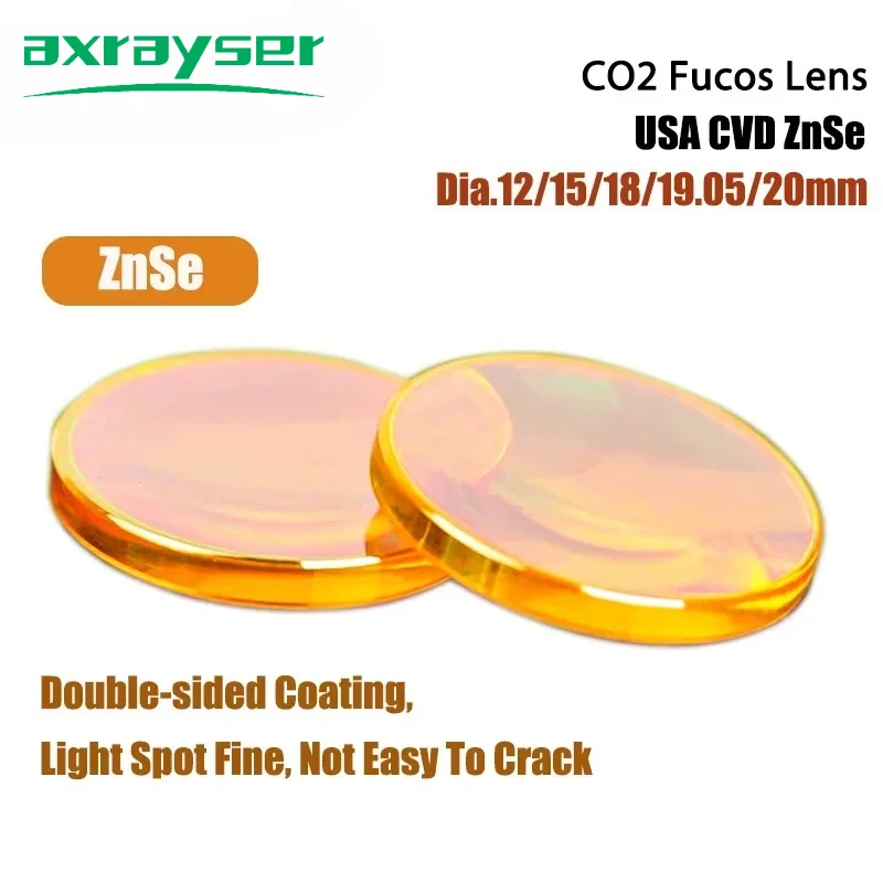 

Фокусные линзы CO2 ZnSe axrayser D28/D30mm F75/100/125/150/155/200mm