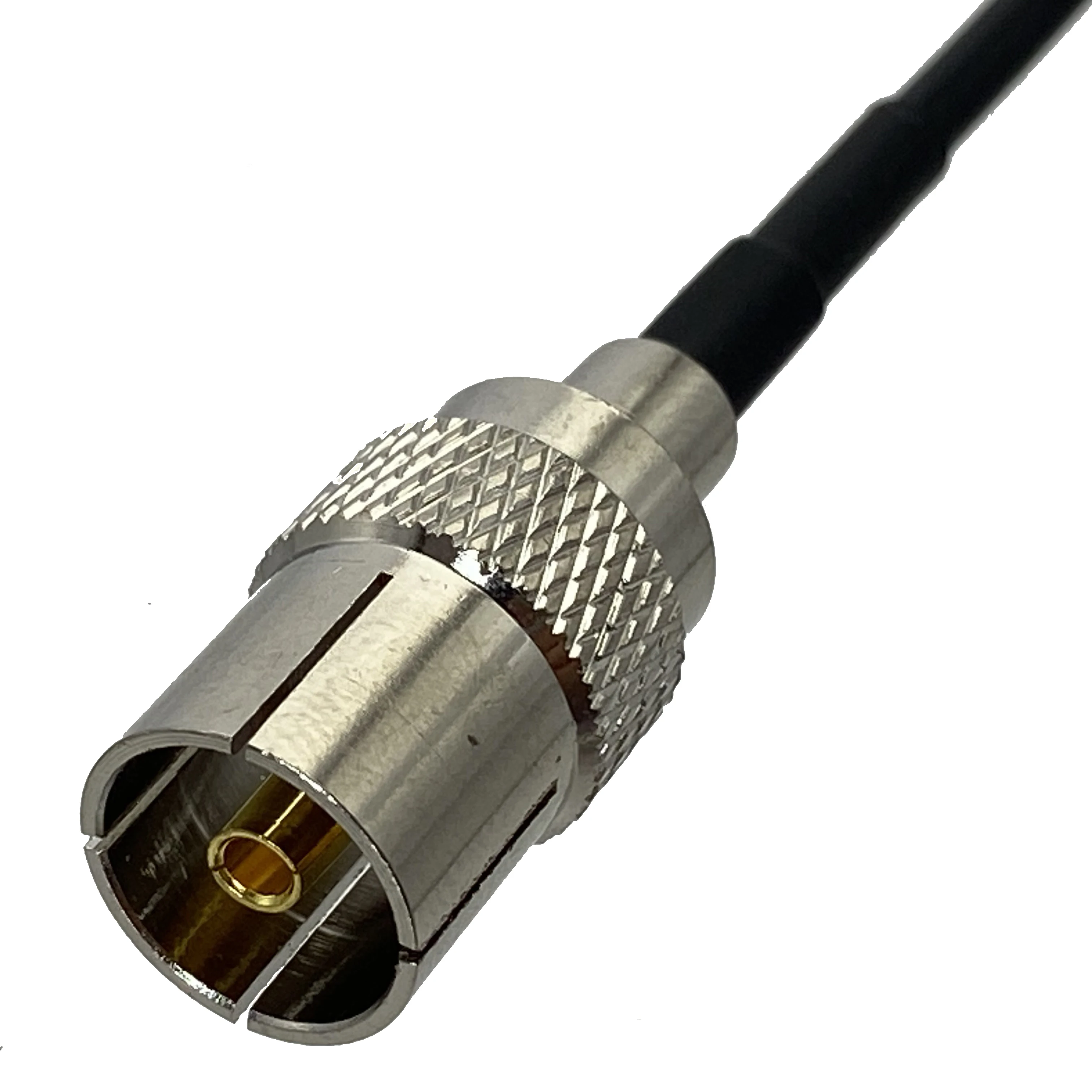 RG174 IEC PAL DVB-T гнездовой разъем к MCX Штекер соединитель обжимной RF гибкий