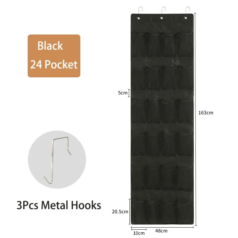 

24/28/35 сетчатые карманы над дверью, подвесной органайзер для обуви, настенная полка для хранения обуви для шкафа, шкафа, всякая всячина