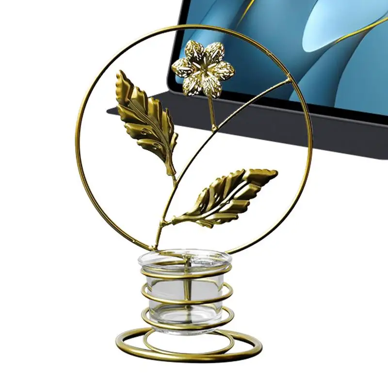 S Decorative Candle Stand With Glass Votive Cups Hollow Candle Stand Table Centerpiece For Home