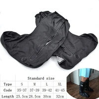 creative waterproof shoe covers waterproof reusable motorcycle cycling bike boot rain shoes covers with relectors