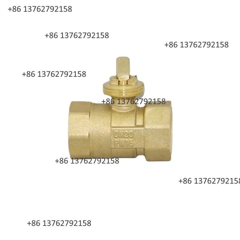 Фото Латунный моторизованный шаровой клапан без привода, AC220V, 3-проводное двухпозиционное управление, 2/3-ходовой, DN15, DN20, DN25, DN32, DN40, промышленные фитинги для клапанов. №4