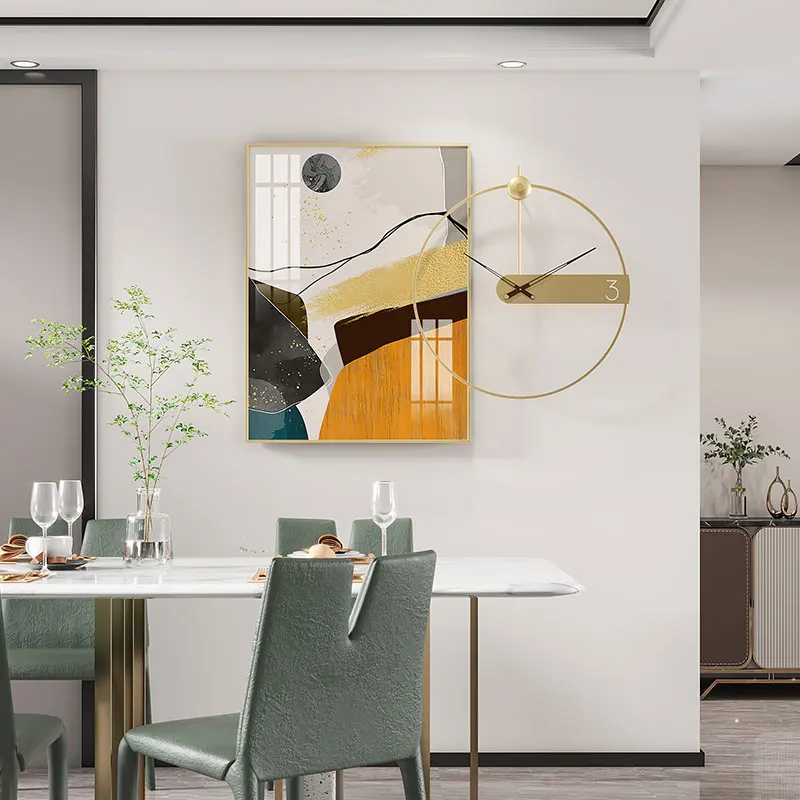 

Silent Electronic Large Wall Clock Kitchen Hall Decorative Wall Clock Living Room Watches Horloge Murale Office Decoration
