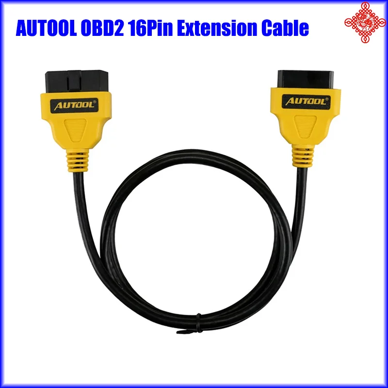 

NEW AUTOOL Auto OBD2 Cable Car 16Pin 30CM/1.5M Male to Female Extension Wire OBDII ELM327 Extend Connector Scanner Diagnostic