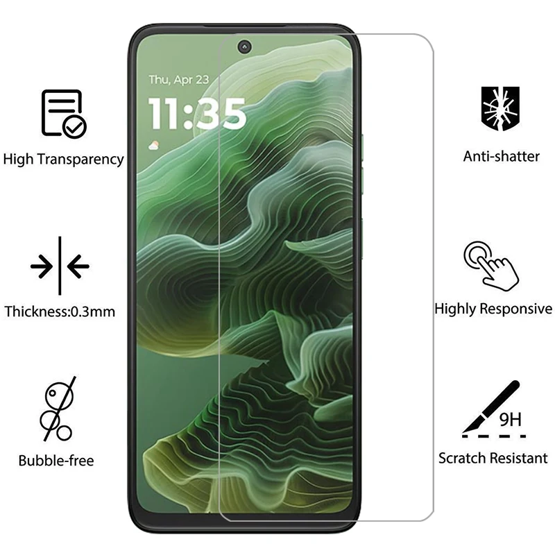 Защитная пленка для экрана motorola moto g35 защитное закаленное стекло на motorolag35 motog35 g 35