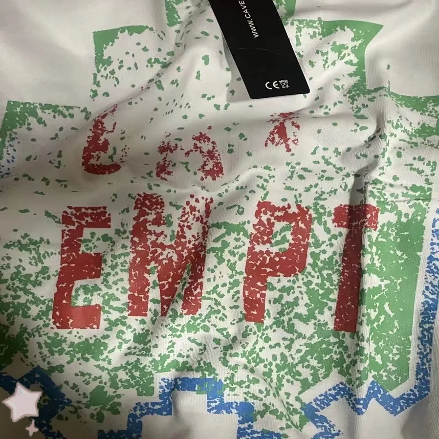 

Fashion Splash Ink Design Cav Empt T-shirt Men Women Stock High Quality Cavempt Ce T Shirt