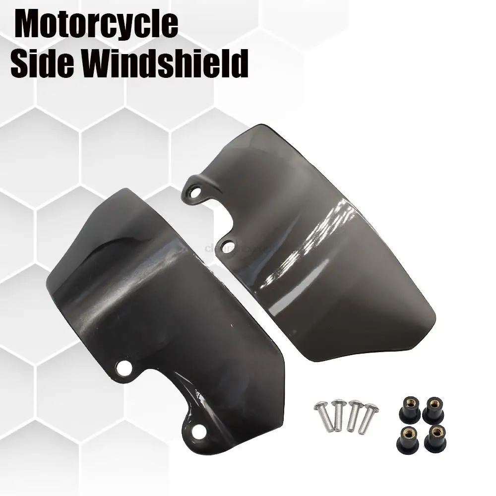 

Motorcycle Accessories Side Windshield Suitable For Most Motor Vehicles 04 -12 Windshield Two Colors Motorcycle Accessories