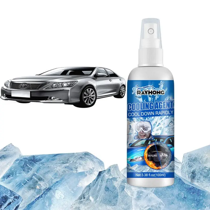 

Автомобильный мгновенный охлаждающий туман, 100 мл, летний спрей быстрого охлаждения, предотвращение нагрева, Холодильный артефакт, спрей для охлаждения, лето
