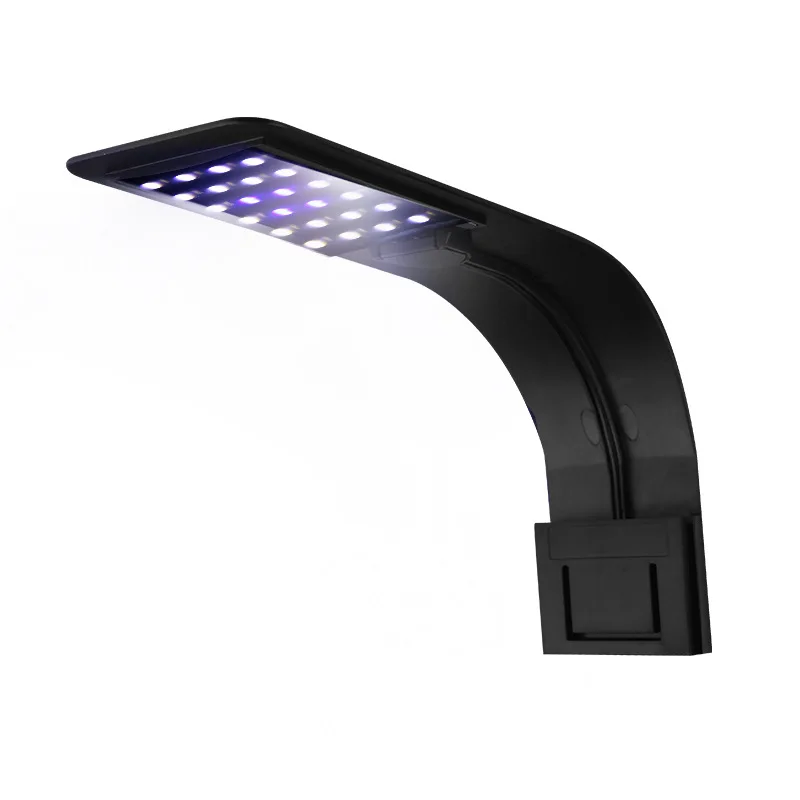 Aquarium Clip-On LED Light Clamp Fish Tank Clip on with White and Blue LEDs |