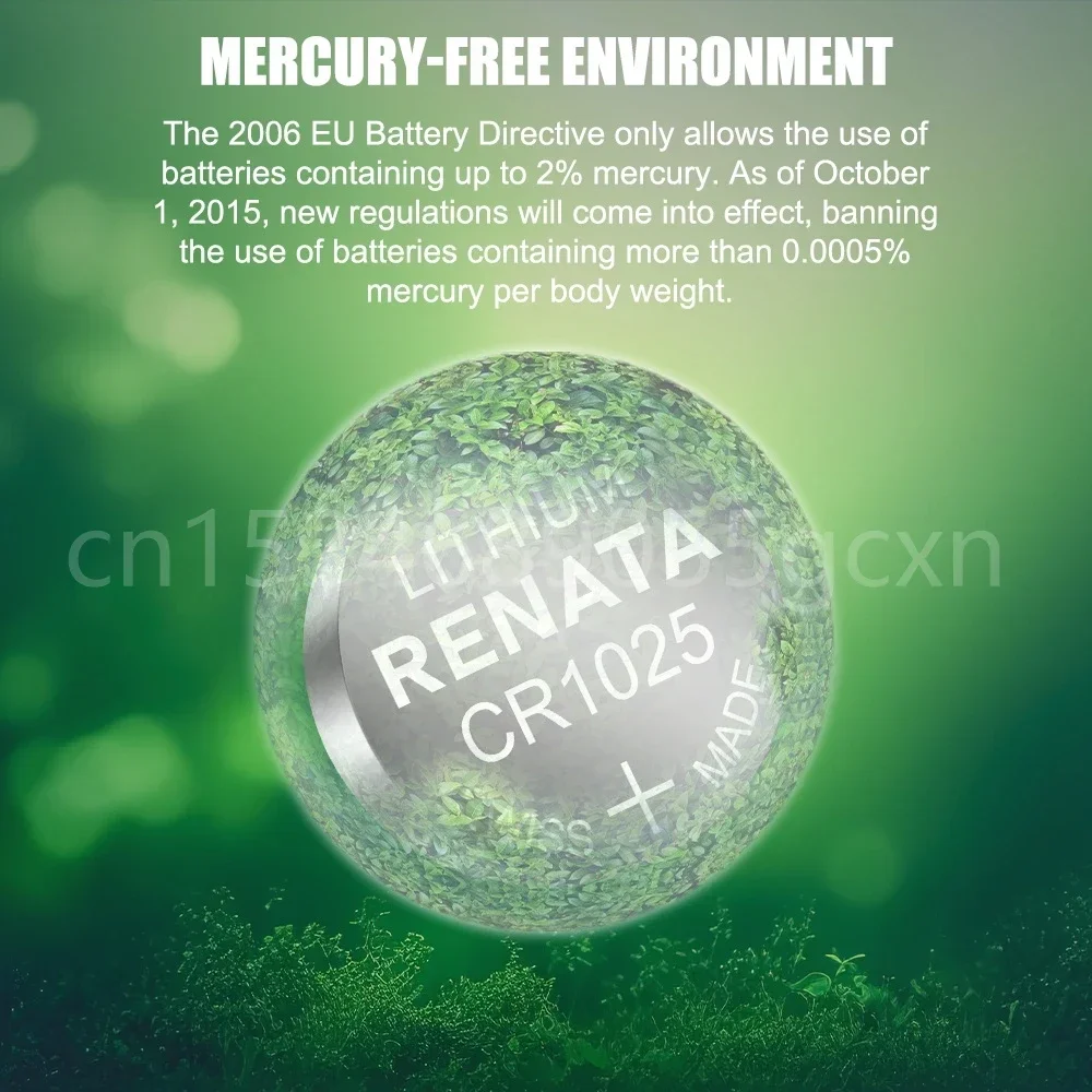 RENATA CR1025 CR 1025 3 В литиевая батарея KL1025 DL1025 BR1025 для автомобильного ключа часы пульт