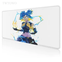 valorant neon mouse pad gamer xl home computer hd custom mousepad xxl keyboard pad natural rubber anti slip office pc table mat