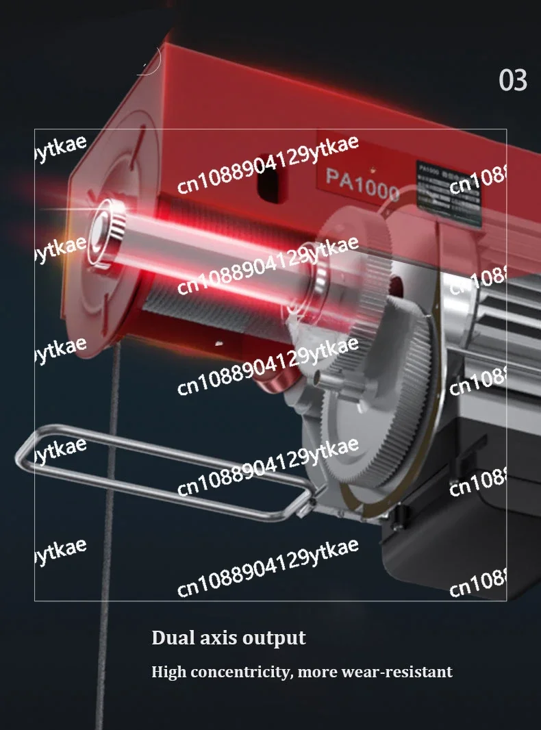 Micro Electric Hoist Household Decoration Duilding Lifting Winch Small Crane Tools