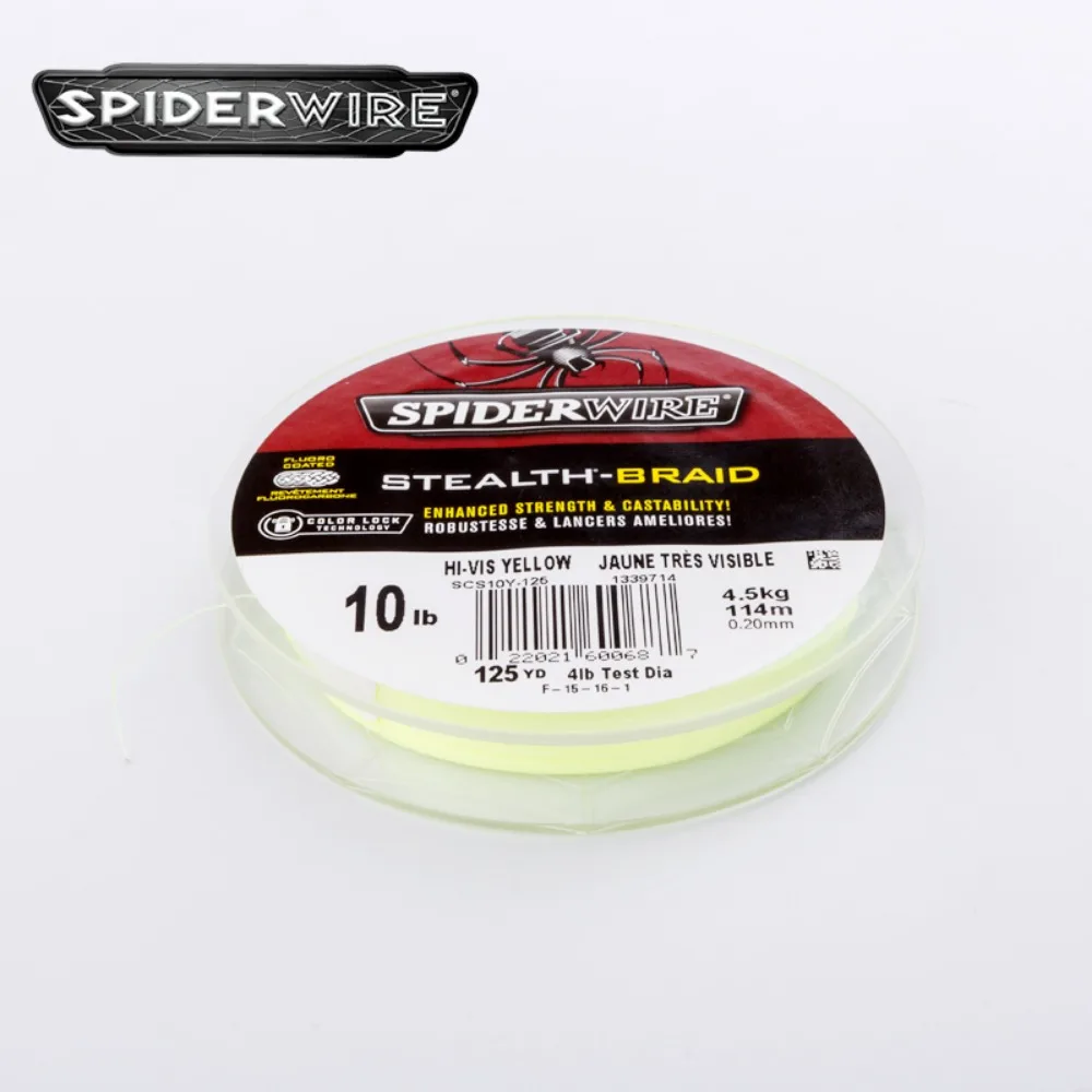 

Spider Wire Stealth 8 Braid X8 PE Yellow Fishing Line