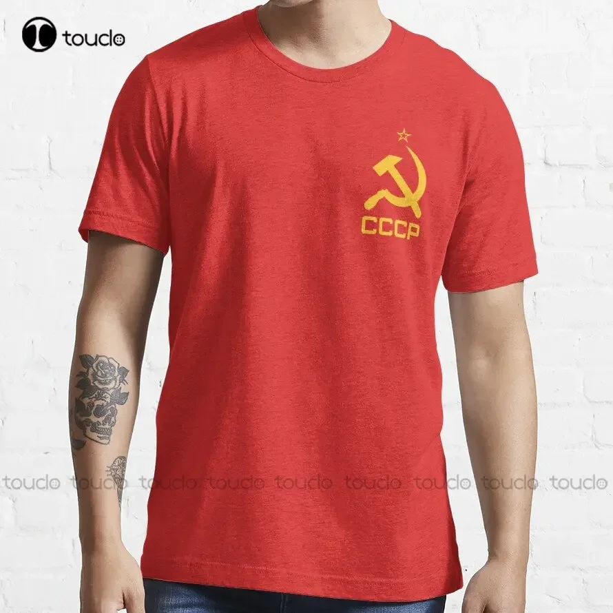 Soviet Union - Hammer And Sickle Red Star Communism Cccp Lenin Stalin Gorbachev T-Shirt Oversized T Shirt Pure Cotton Xs-5Xl