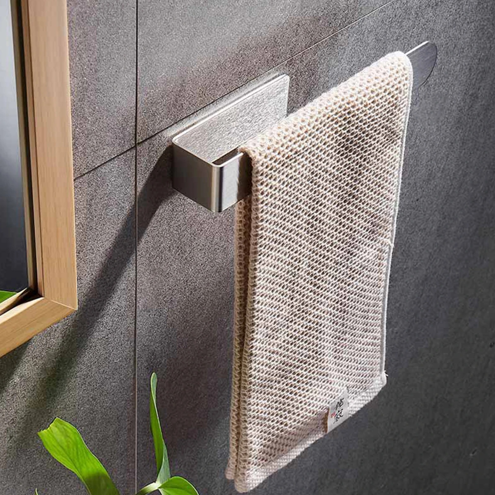 

Самоклеящееся кольцо для полотенец, держатель из нержавеющей стали, матовый черный, из нержавеющей стали, для ванной комнаты, кухни, держате...