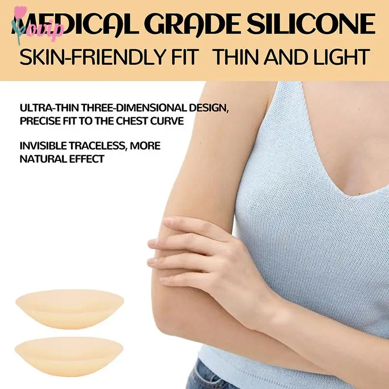 

1 Pair Self Adhesive Silicone Women Nipple Cover Reusable Nipple Covers Charm Boob Tape Silicone Breast Lift Up Sticker