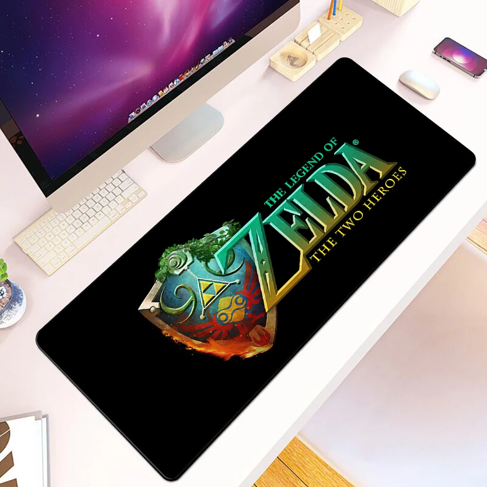 

Zelda Breath Of The Wild Mousepad HD Printing Computer Gamers Locking Edge Non-slip Mouse Pad XXL90x40cm Keyboard PC Desk Pad