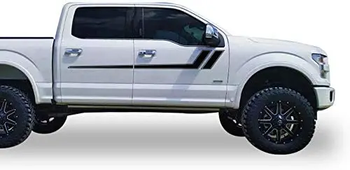 

Bubbles Designs Decal Sticker Upper Door Stripes Compatible with Ford F 150 2015-Present