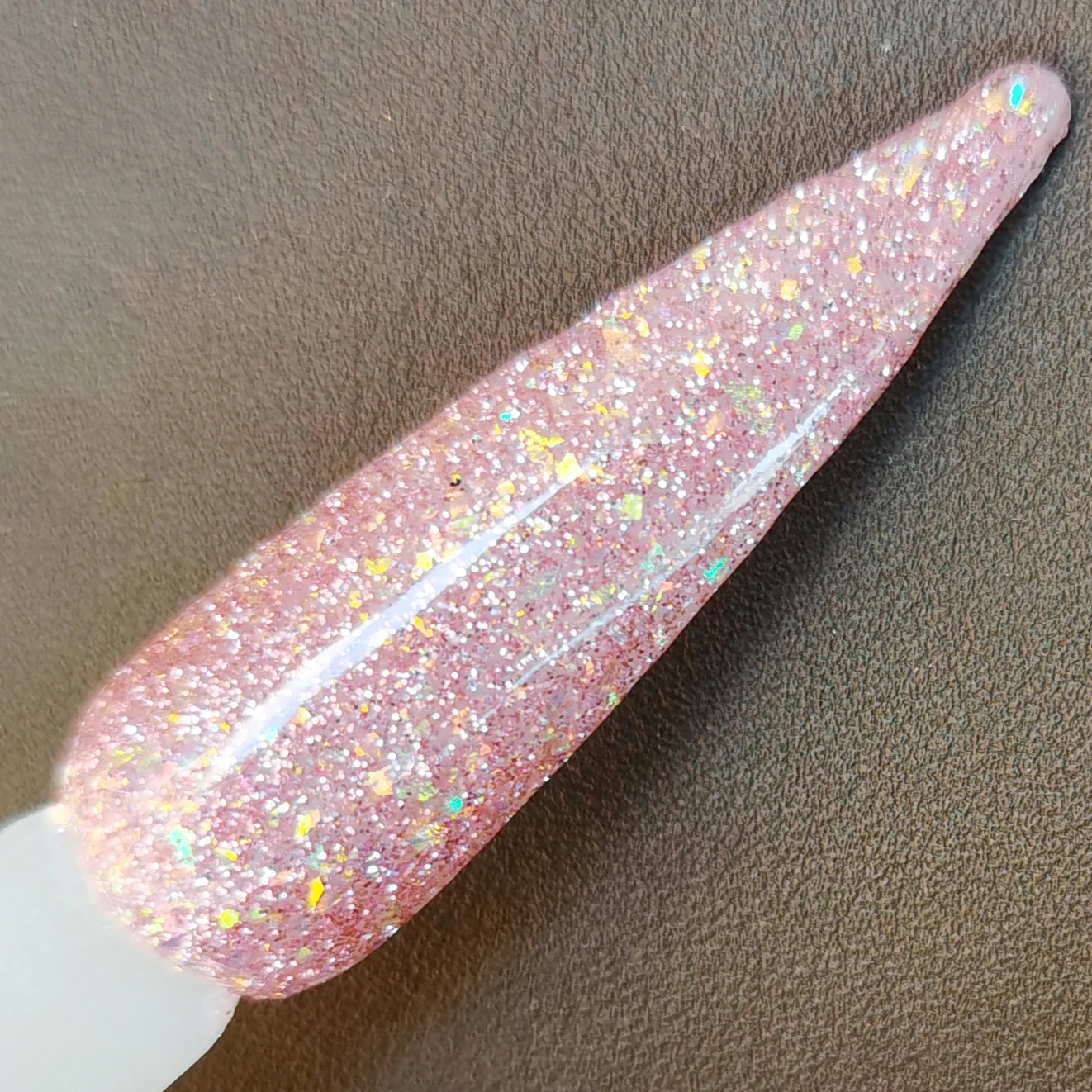 

10pcs/pack Wholesale Salon Quality Holographic Glitter Nails Pink Dip Powder Colors 1OZ HP004 ( Luxury Acrylic Jars )